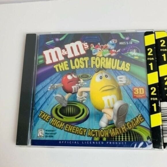 Windows Mac 2000 Math Learning M&Ms The Lost Formula Shriek The Electronic Story - Picture 3 of 6